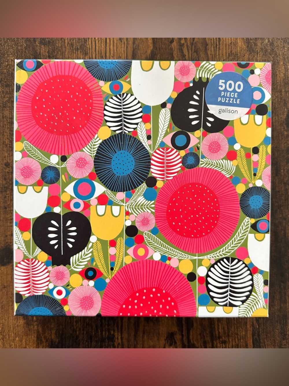 Galison Puzzle, Eyes in the Garden, 500 pieces